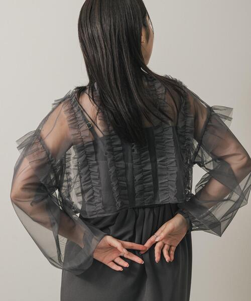 SENSE OF PLACE by URBAN RESEARCH ワンピース 2Pチュールボレロセット