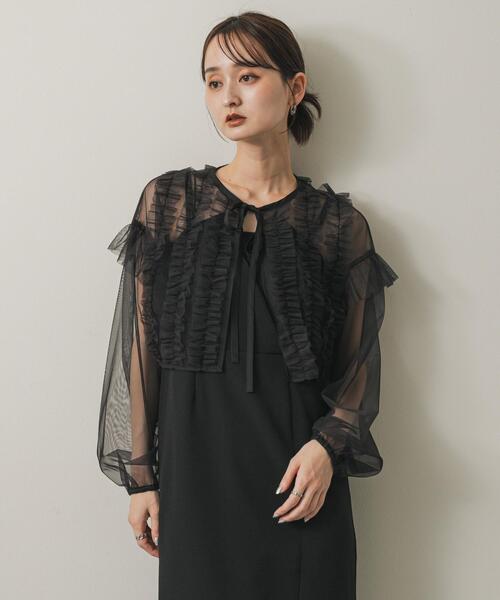 SENSE OF PLACE by URBAN RESEARCH ワンピース 2Pチュールボレロセット