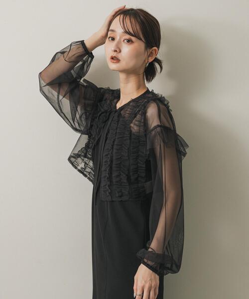 SENSE OF PLACE by URBAN RESEARCH ワンピース 2Pチュールボレロセット