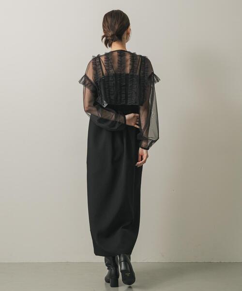 SENSE OF PLACE by URBAN RESEARCH ワンピース 2Pチュールボレロセット