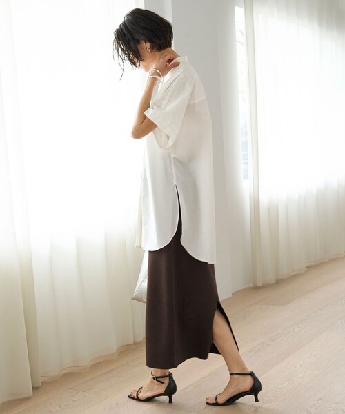 「UNFILO」 ドルマンスリーブブラウス MEDIUM ホワイト レディース_画像2