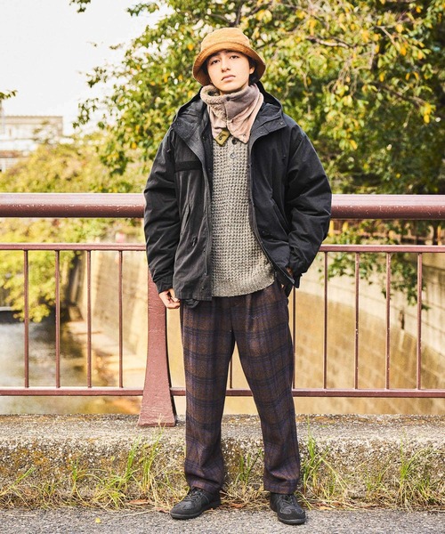 niko and…（ニコアンド） パーカー 2SETショートモッズパーカ メンズ