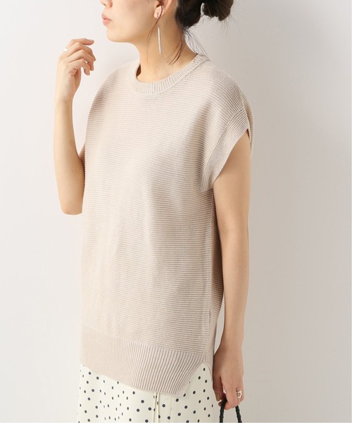 【美品】IENA イエナ＃Aube Mole ノースリーブプルオーバー IENA（イエナ） ノースリーブニット - ベージュ レディース : ZOZOTOWN