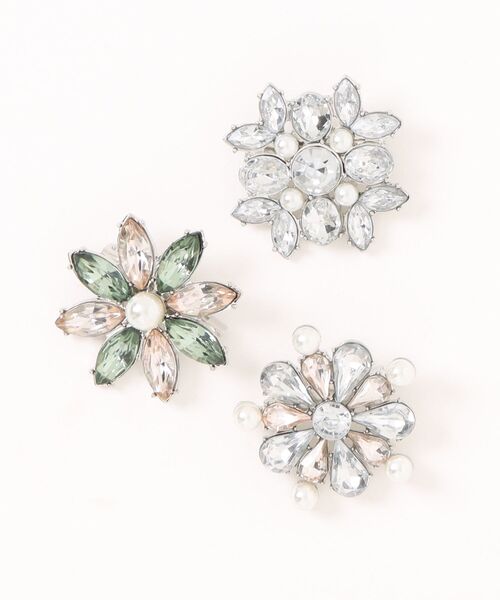 Chesty（チェスティ） ノーカラーコート コート モヘアビジューコート