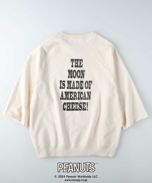 「Right-on」 「PEANUTS」スウェットカットソー M イエロー メンズ_画像6