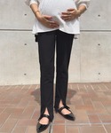 マタニティ 「 mamaレタス 」 裾スリット...の詳細画像1