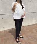 マタニティ 「 mamaレタス 」 裾スリット...の詳細画像3