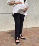 マタニティ 「 mamaレタス 」 裾スリット...の詳細画像4