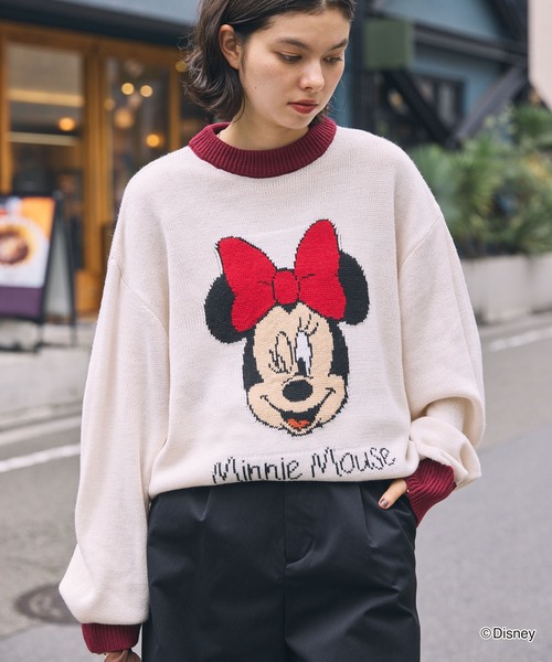 Disney ディズニー ニット セーター Disney 別注 ミッキーマウス ミニーマウス オールドグラフィック ジャガードニット レディース メンズ ZOZOTOWN Yahoo 店 - 通販 - Yahoo ショッピング