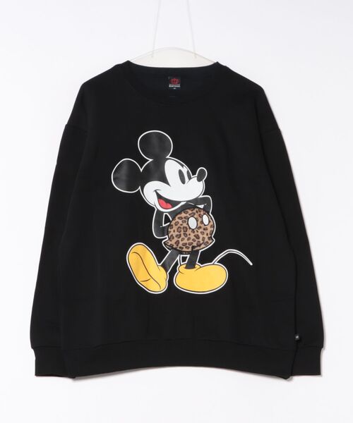 Disney（ディズニー） トレーナー スウェット 親子お揃い ヒョウ柄裏