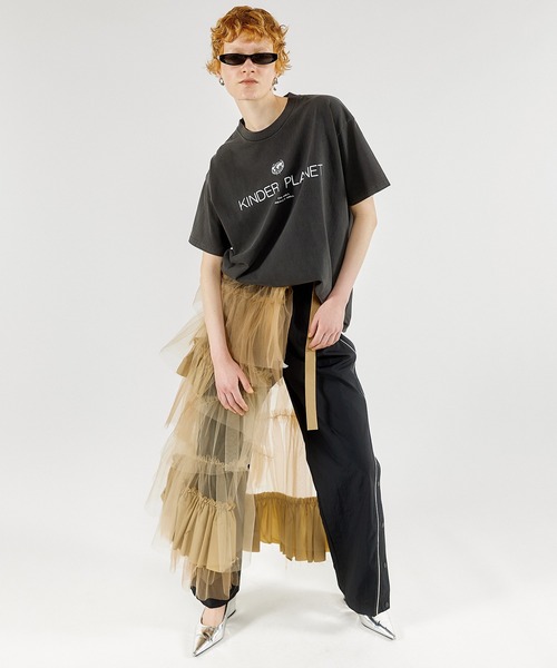 「MAISON SPECIAL」 ロングスカート 38 ベージュ レディース_画像4