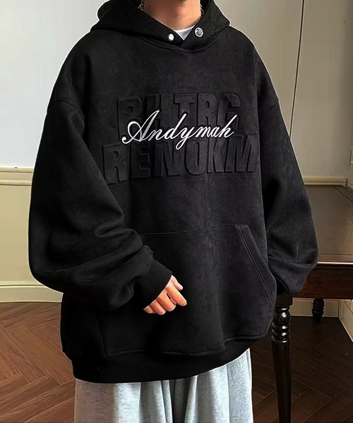 BLANC FICELLE パーカー 3Dプリント パーカー メンズ : ZOZOTOWN