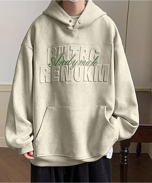 BLANC FICELLE パーカー 3Dプリント パーカー メンズ : ZOZOTOWN