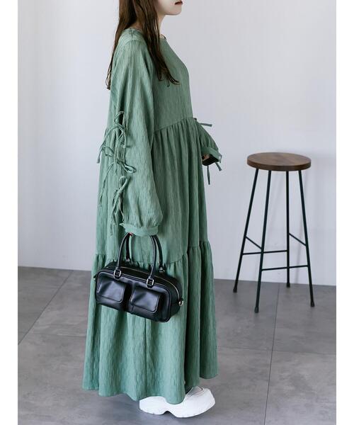 「ehka sopo」 ノースリーブワンピース F キナリ レディース_画像8