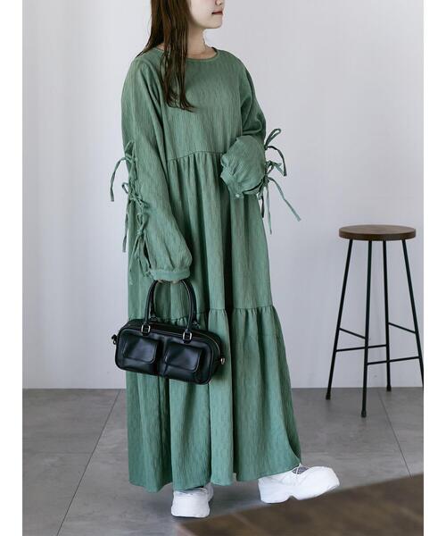 「ehka sopo」 ノースリーブワンピース F キナリ レディース_画像9