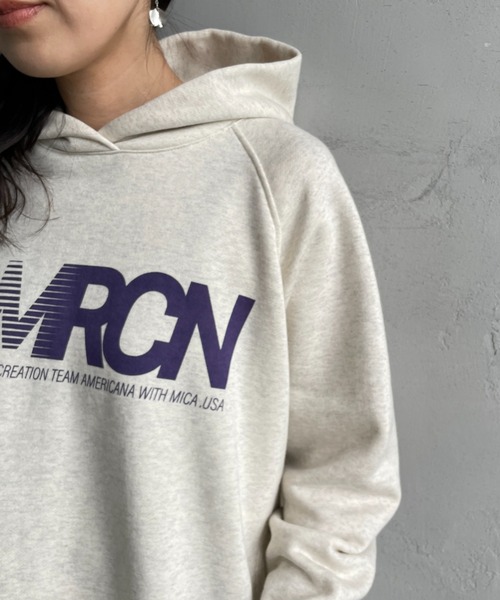 アメリカーナ マイカアンドディール コラボ ロゴ スウェット グレー マイカーナ MICA&DEAL/マイカアンドディール】○AMERICANAコラボ○M.C.Wロゴ