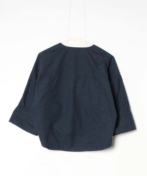 「OLIVE des OLIVE」 7分袖ブラウス FREE ネイビー レディース_画像2