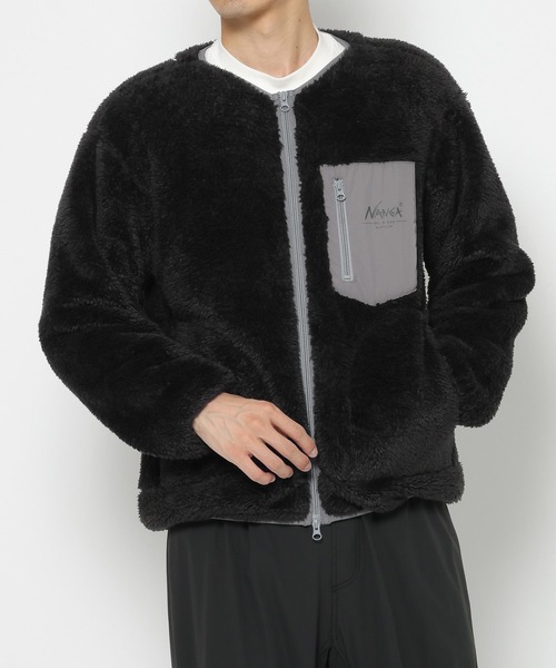 ATON ブラック ノーカラージャケット ATON (Women/Men)のノーカラージャケット | レディース | 三越伊勢丹