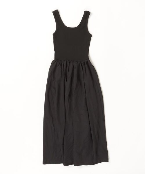 「Shelly island」 ドッキングワンピース FREE ブラック レディース_画像2