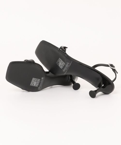 「CHARLES & KEITH」 ミュール 26.5cm ライトアッシュグレー レディース_画像2