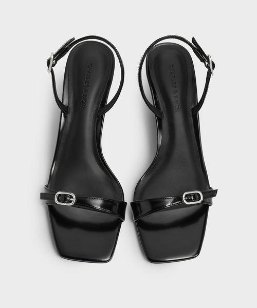 「CHARLES & KEITH」 ミュール 26.5cm ライトアッシュグレー レディース_画像4