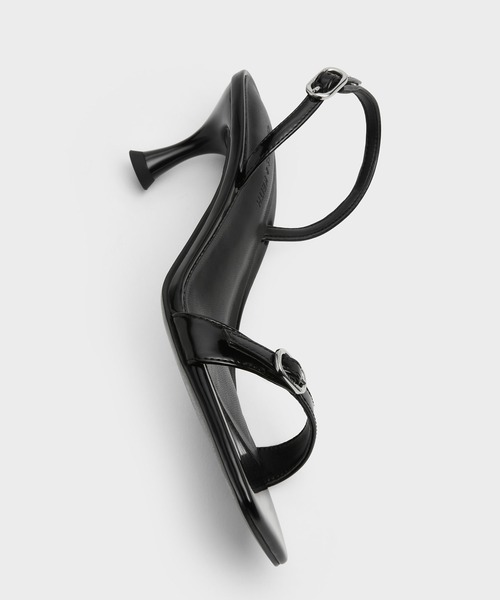 「CHARLES & KEITH」 ミュール 26.5cm ライトアッシュグレー レディース_画像5
