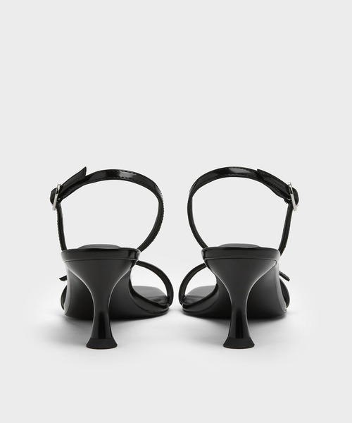 「CHARLES & KEITH」 ミュール 26.5cm ライトアッシュグレー レディース_画像6