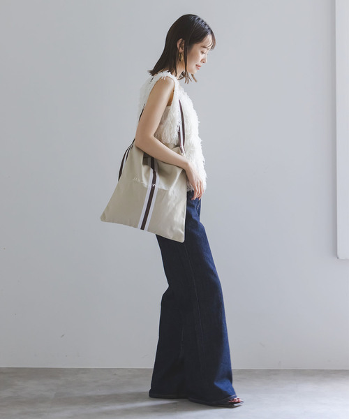 「NOBLE」 トートバッグ FREE グリーン レディース_画像2