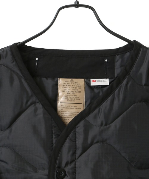 「HOUSTON」 キルティングブルゾン X-LARGE ブラック メンズ_画像9