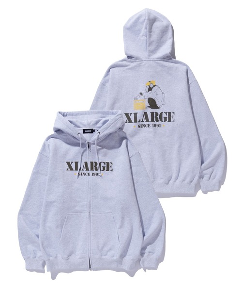 XLARGE（エクストラ ラージ） パーカー CRATE DIGGER ZIP HOODED