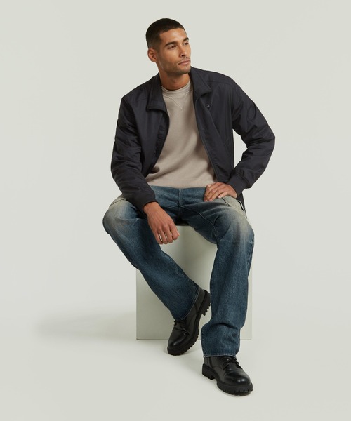 b1585【G-STAR RAW】Track Jacket　完売品　ブラック　S G-STAR RAW ブルゾン アウター Track Jacket/スタンドカラートラック