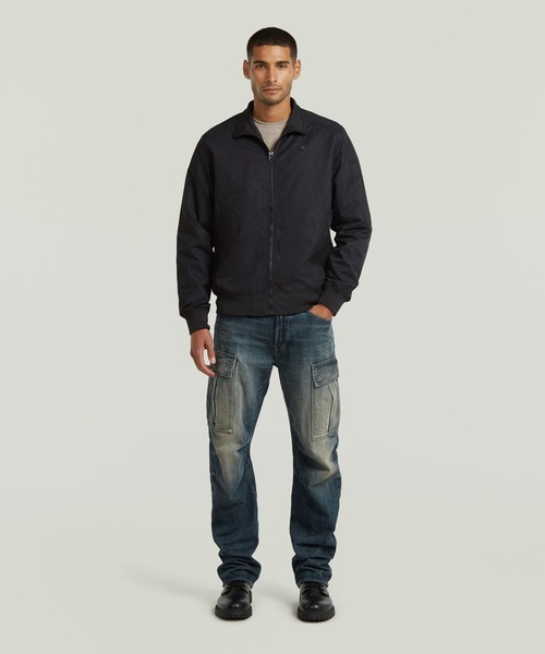 b1585【G-STAR RAW】Track Jacket　完売品　ブラック　S G-STAR RAW ブルゾン アウター Track Jacket/スタンドカラートラック