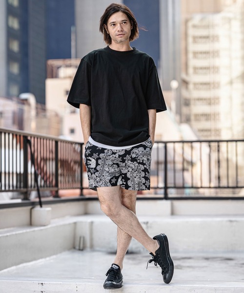 CAMBIO（カンビオ） パンツ mp14522- エスニックスタイル総柄ショート