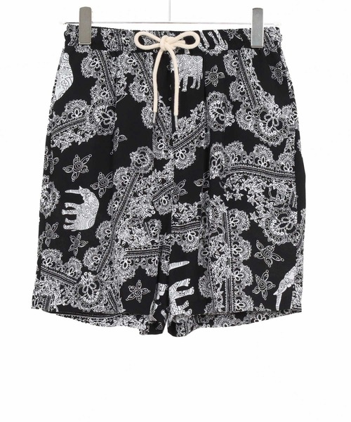 CAMBIO（カンビオ） パンツ mp14522- エスニックスタイル総柄ショート