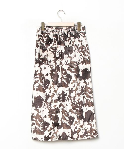 「MILLION CARATS」 花柄タイトスカート M ベージュ レディース_画像2