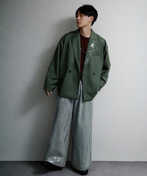 [Nilway] tailored jacket LARGE светло-серый мужской 