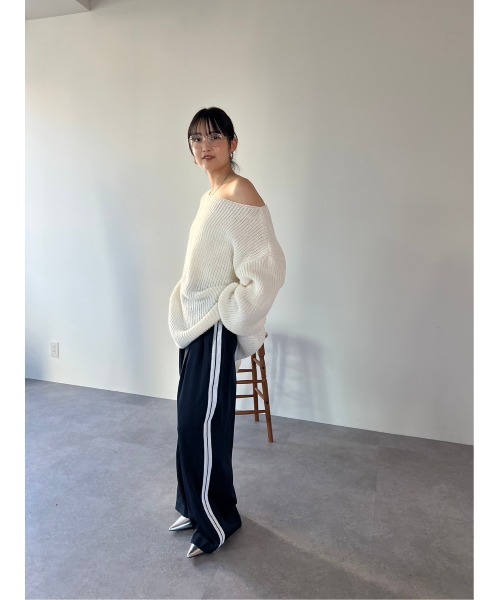 「HANNE」 チノパンツ FREE ベージュ レディース_画像5