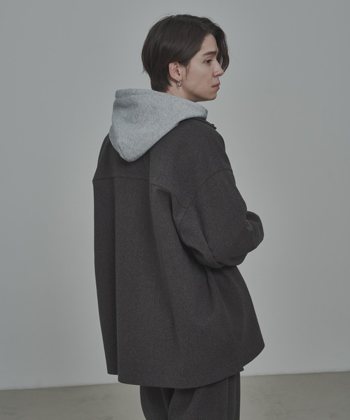 「ADAMASTE」 長袖シャツ SMALL ダークグレー メンズ_画像2