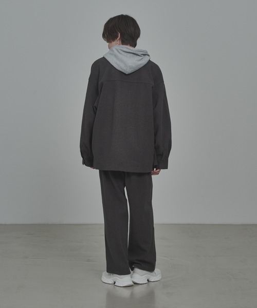 「ADAMASTE」 長袖シャツ SMALL ダークグレー メンズ_画像5