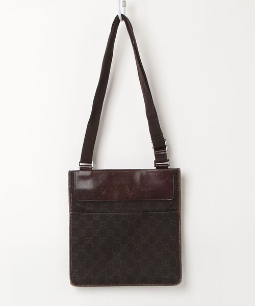 gucci  グッチ　GUCCI ショルダーバッグ　ブラウン　正規品 GUCCI（グッチ） ショルダーバッグ - ブラウン レディース : ZOZOTOWN