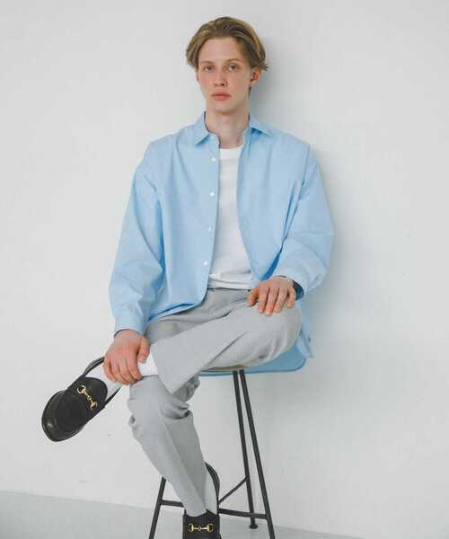 「URBAN RESEARCH ROSSO MEN」 長袖シャツ X-LARGE ホワイト メンズ_画像4