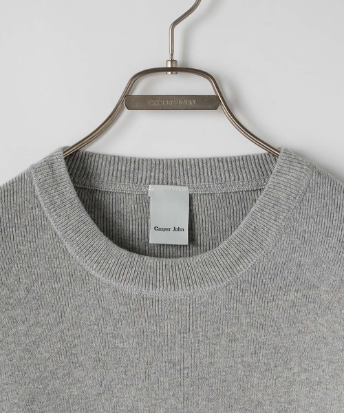 「Casper John」 長袖ニット MEDIUM ブラック メンズ_画像3