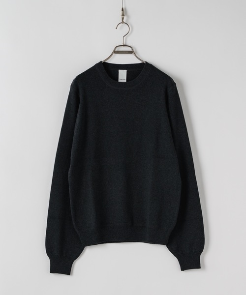 「Casper John」 長袖ニット MEDIUM ブラック メンズ_画像9