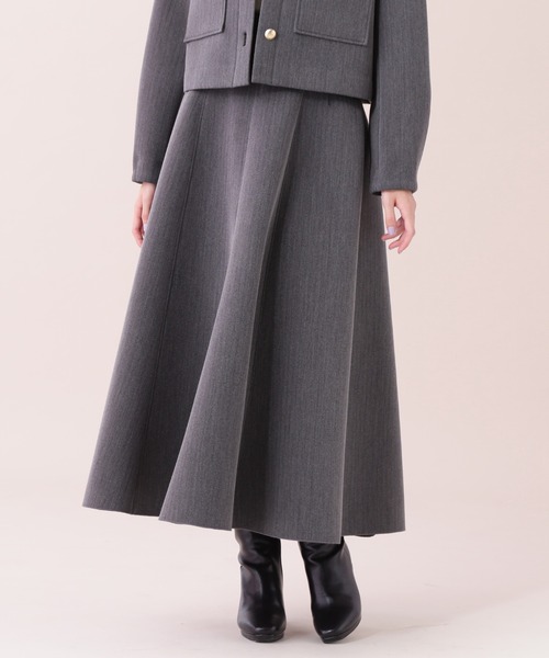 「JILL by JILL STUART」 ロングスカート SMALL チャコールグレー レディース_画像3