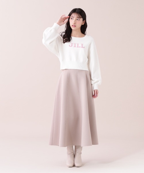「JILL by JILL STUART」 ロングスカート SMALL チャコールグレー レディース_画像9