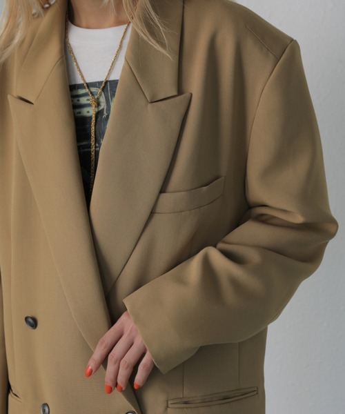 「mici」 テーラードジャケット MEDIUM ベージュ レディース_画像7