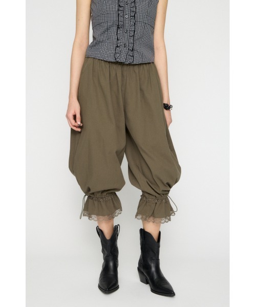 今期 LAGUA GEM MILITARY DRAWERS パンツ M LAGUA GEM（ラグアジェム） ワイドパンツ パンツ MILITARY DRAWERS