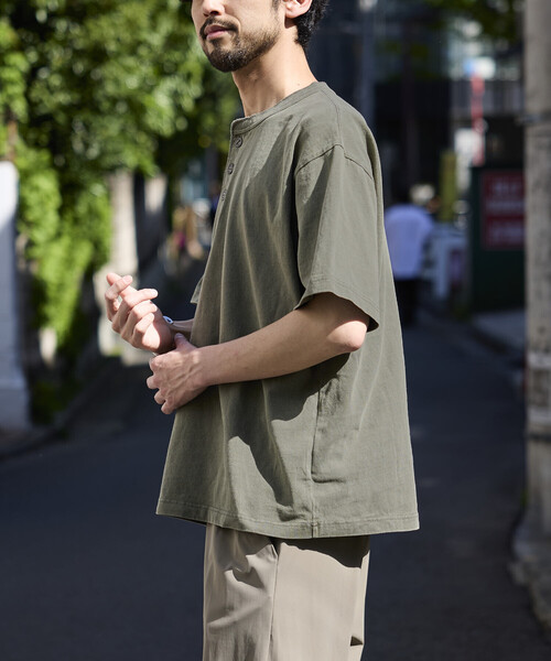 FREAK'S STORE（フリークスストア） ヘンリーネック tシャツ HEAVY