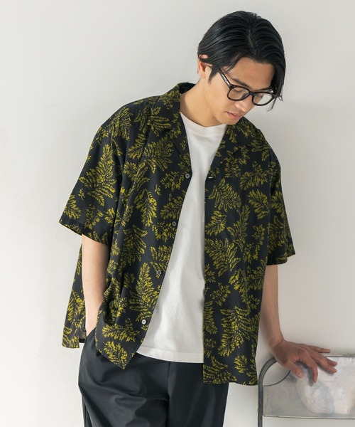 BAYFLOW（ベイフロー） シャツ 半袖 アソート柄シャツ メンズ