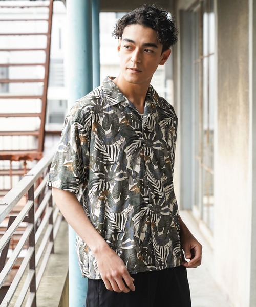 BAYFLOW(ベイフロー) シャツ 半袖 アソート柄シャツ メンズ BAYFLOW(ベイフロー) シャツ 半袖 アソート柄シャツ メンズ